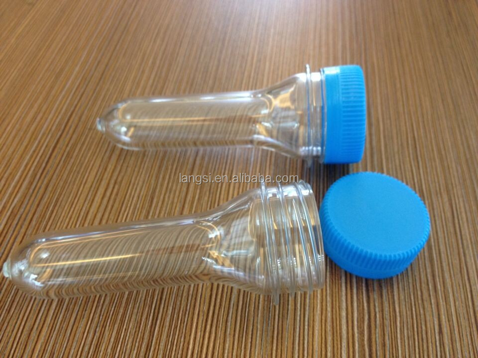 ペットボトルのプリフォーム、 短い首用petプリフォーム25/30mm500ml湧水のボトル仕入れ・メーカー・工場