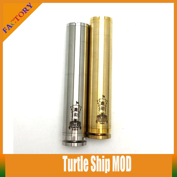 Hottest ecig mechanical mod turtle ship v2 mod, turtle ship mod clone v2 SS for 18350/18500/18650 batteries