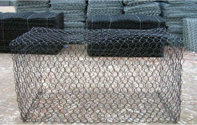 Hot-dipped galvanized or PVC coated high quality china factory hexagonal chicken cage netting High Quality Gabion Boxes