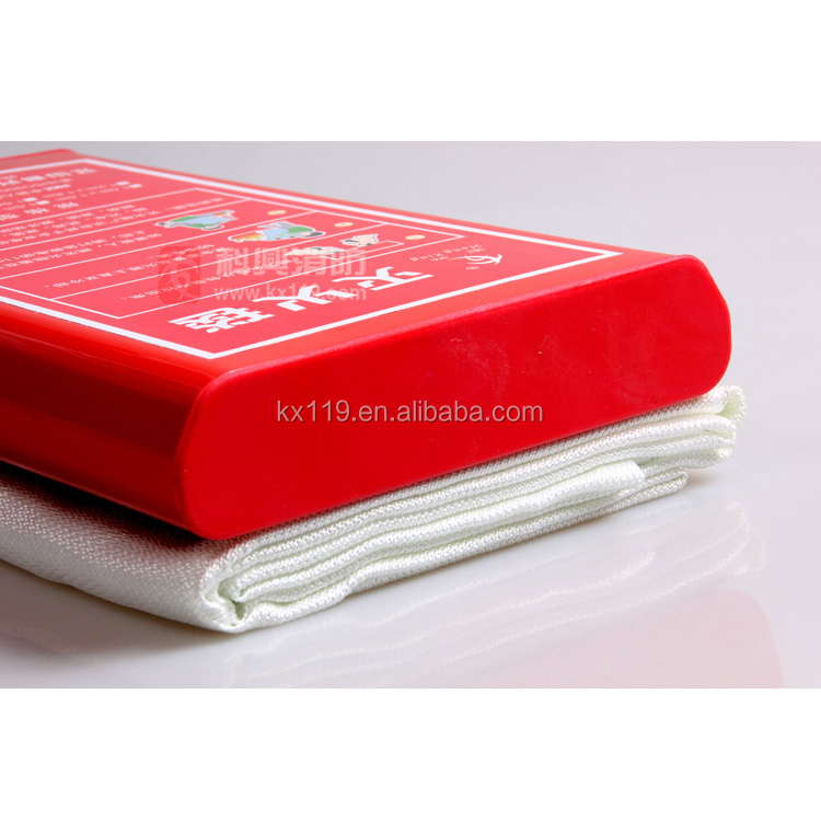 Factory Direct En1869 Fireproof Fire Blanket With Handles For Emergency