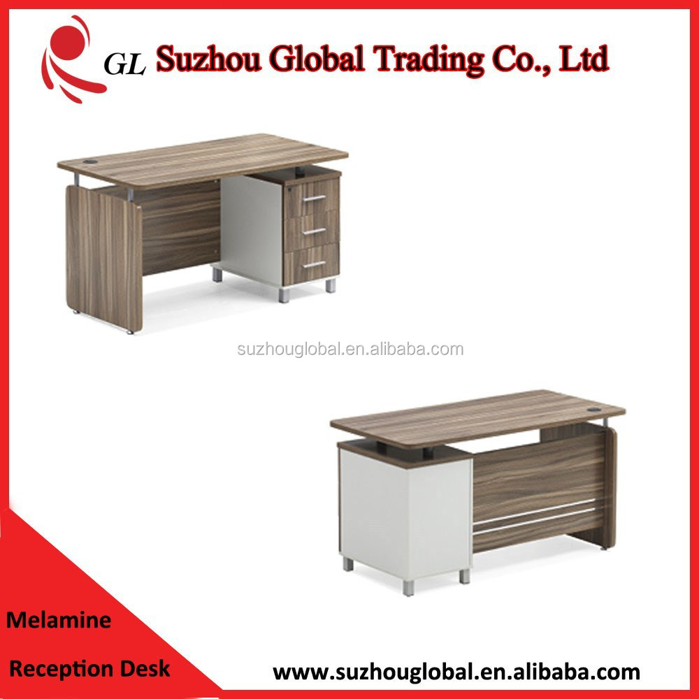 fashion modern style melamine cheap reception desk