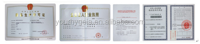 our certificate