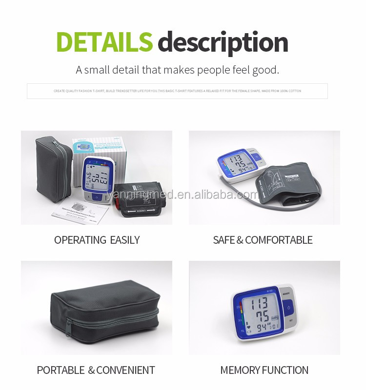 Multifunctional talking digital bp monitor,talk mode blood pressure machine,ce rechargeable digital blood pressure monitor