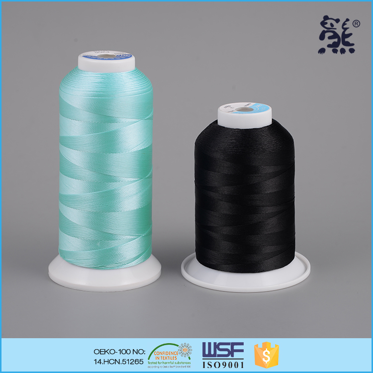 250D/3 80 tex 30 ticket China manufacturers industrial dyed sewing filament thread for shirts