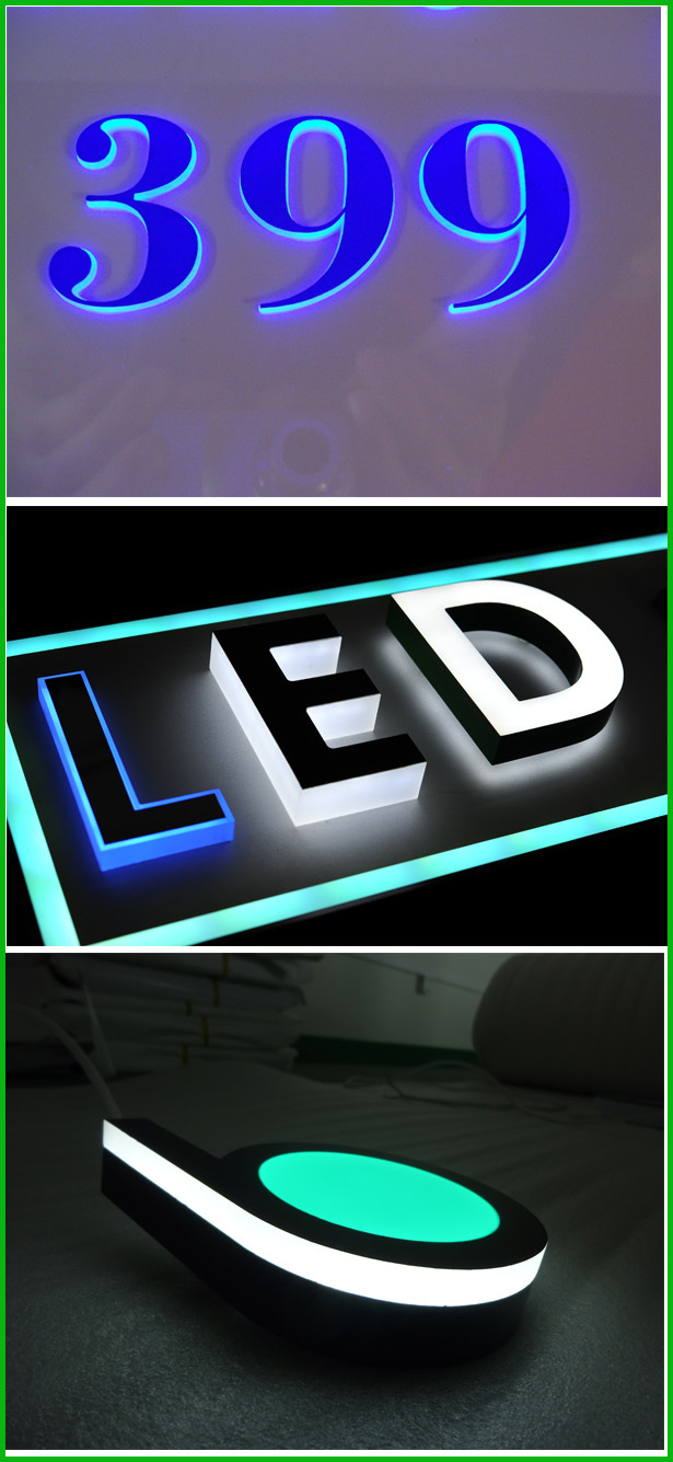 高品質ledレターボックス防水アクリル看板照明仕入れ・メーカー・工場