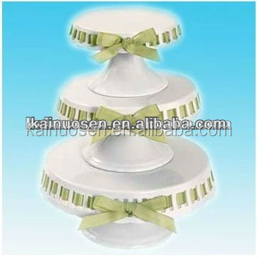 Porcelain Cake Stand With Ribbon Porcelain Cake Stand With Ribbon