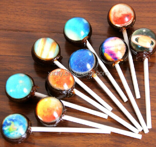 2014 New Custom Candy Lollipop Sweet Hard Handicraft Candy