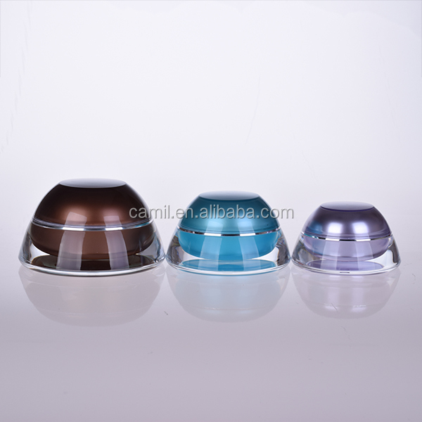 ドーム型15ml30ml50ml空の化粧品用アクリルジャー仕入れ・メーカー・工場