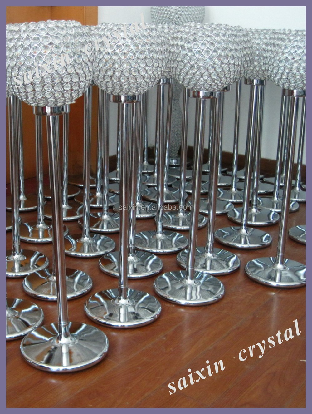 Crystal Globe Candles Holder For Wedding Table Top Centerpiece Zt 126 2 Jpg