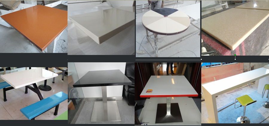 Marmol artificial 8 asientos mesa comedor, muebles hogar piedra ... Mesas para el hogar para cocina comedor