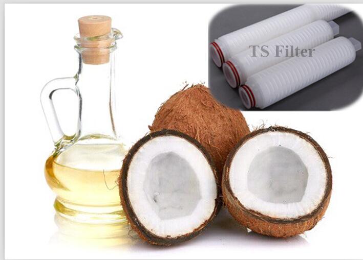 High Quality Coconut Oil Filter Machine 1.0 Pp Cartridge Filter For