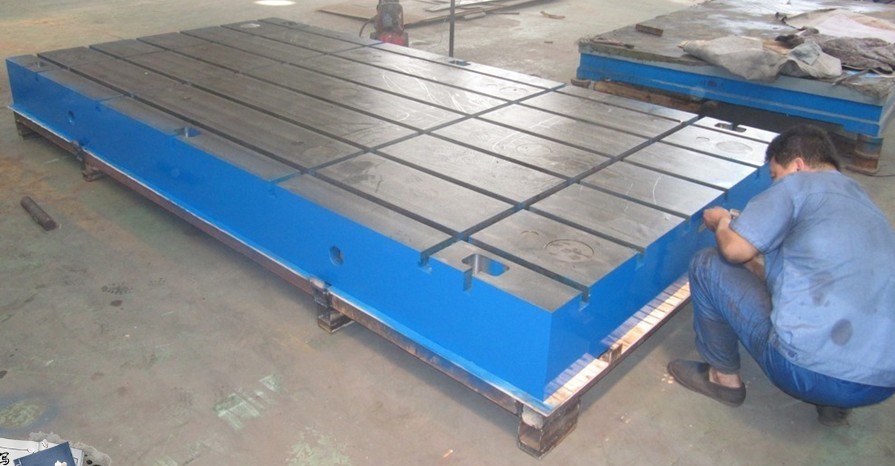 安定性と靭性2つの人工処理t- スロット鋳鉄の床板問屋・仕入れ・卸・卸売り