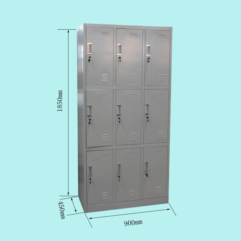 Makro Office Furniture Steel Locker Door 3 Tier Gym Locker