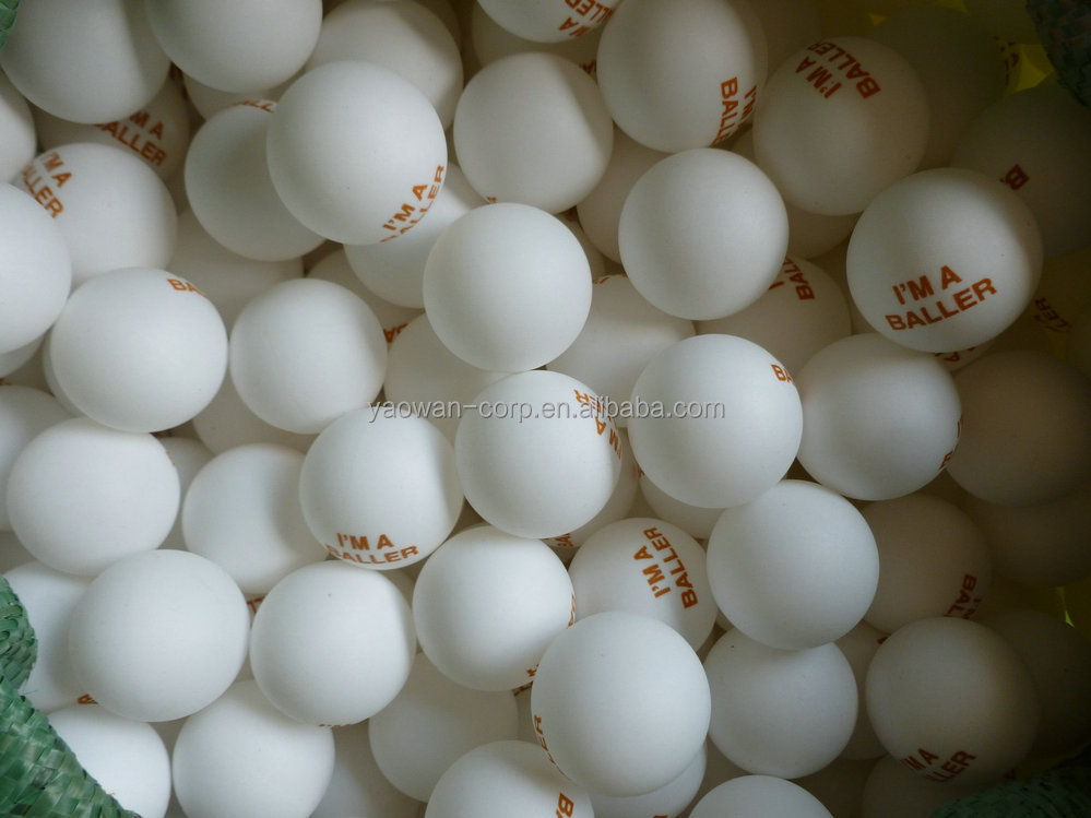 印刷されたロゴppプラスチックバルクは40ミリメートルシームレス卓球ボール仕入れ・メーカー・工場