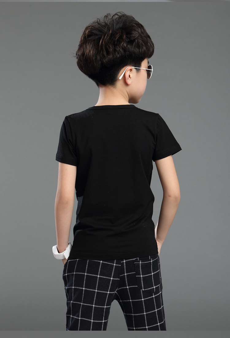 高品質の黒半袖の服子供のための仕入れ・メーカー・工場