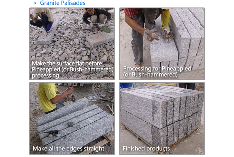 Natural black stepping stone building material
