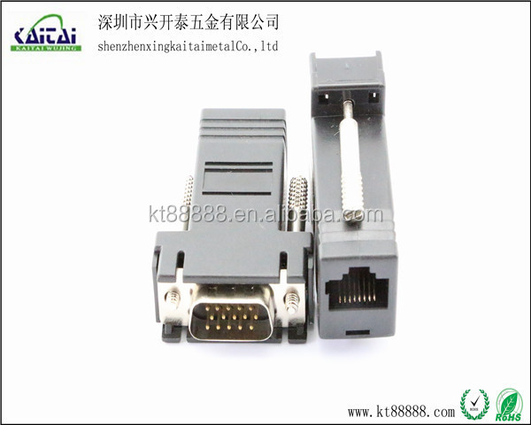 白rs232～cat6rj45lanコネクタ仕入れ・メーカー・工場