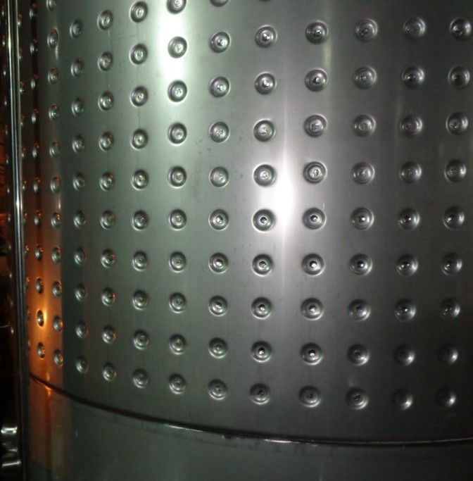 large capacity ss dry red wine fermentation tank with cooling jacket
