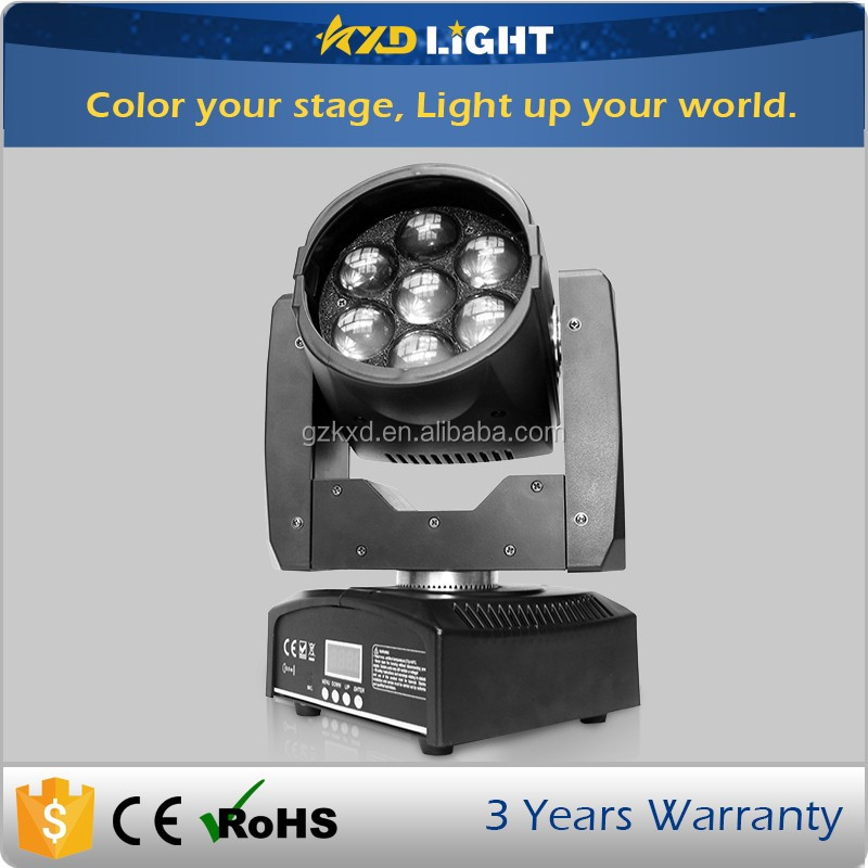 60w dazzling mini wash moving head,dmx rgbw 4 in 1 color mixing moving head light