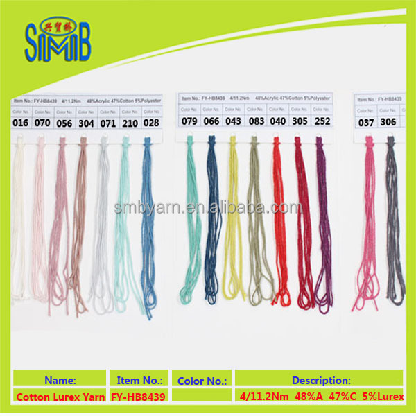 skeins50gルーレックス混綿混紡糸アクリル手編みのための問屋・仕入れ・卸・卸売り