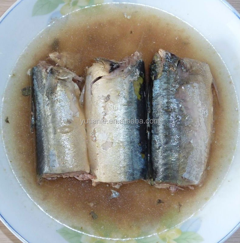 425g EU Certificate Canned Mackerel In Brine
