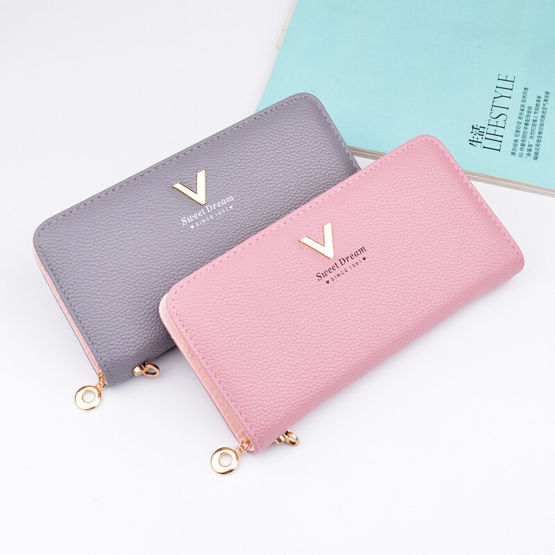 Buy Wholesale China Fashion Women Brand Logo Lv Bags Wallet Women's  Designer Brands Wallets Leather & Lv Wallet at USD 1.2