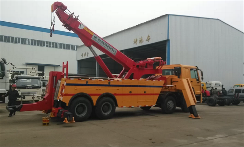20 ton SINOTRUK heavy duty tow truck under lift wrecker truck 