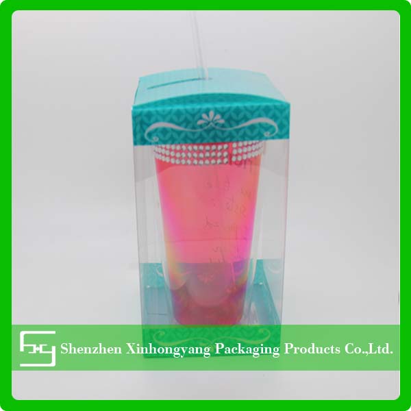 熱い販売印刷透明環境保護pvc/petプラスチックブリスターボックス水ボトル仕入れ・メーカー・工場