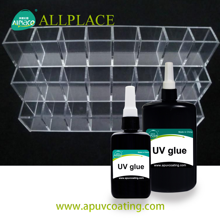 Shadowless UV Cure Adhesives Glue for Glass/Crystal/Acrylic