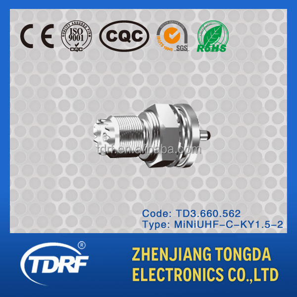 ミニ- uhf高周波同軸電気コネクタのためのワイヤレスインターホン仕入れ・メーカー・工場