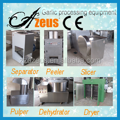 CE certificated garlic processing machines/garlic peeling machine/garlic powder equipment