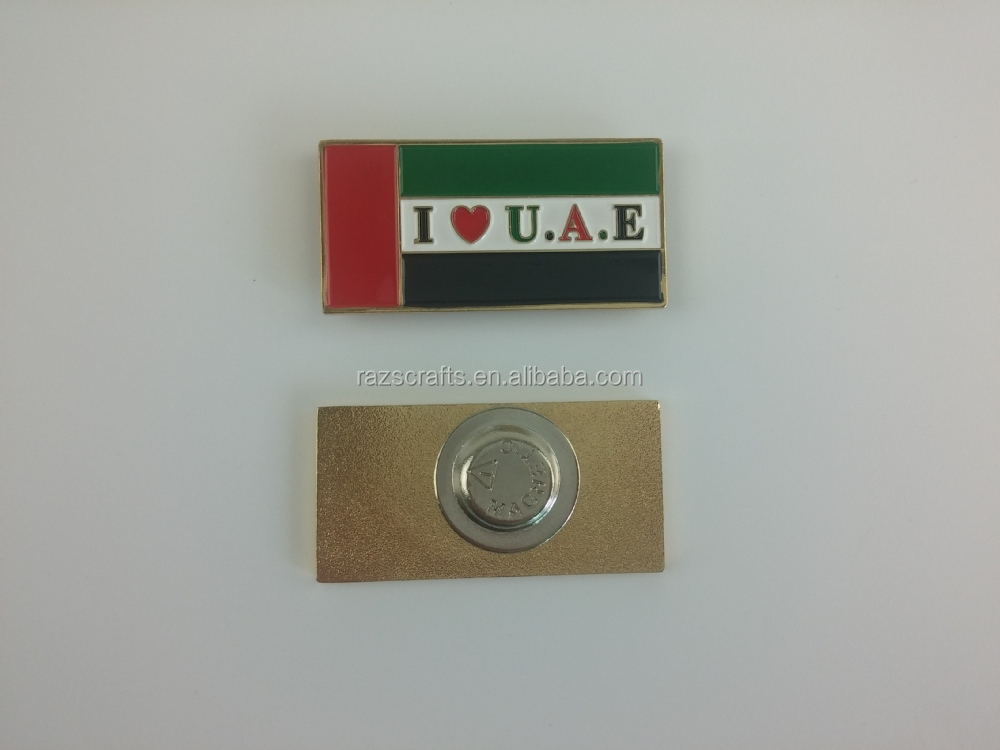 アラブ首長国連邦第四十四ナショナルデーカスタマイズされたロゴ付き磁気ピン仕入れ・メーカー・工場