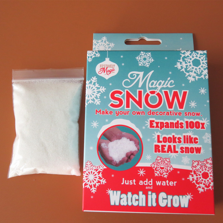 Fake Magic Snow Decoration Instant Snow Powder Artificial Snow As