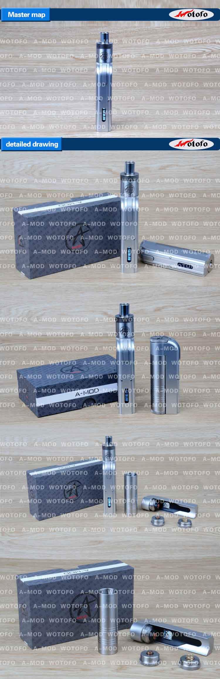 zna 30 mod clone 18650 from Wotofo better than Lina release pioneer4you iPV 50w box A-mod