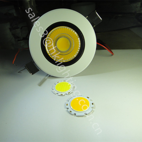 White Color Round Shape 7W Cob LED Downlight