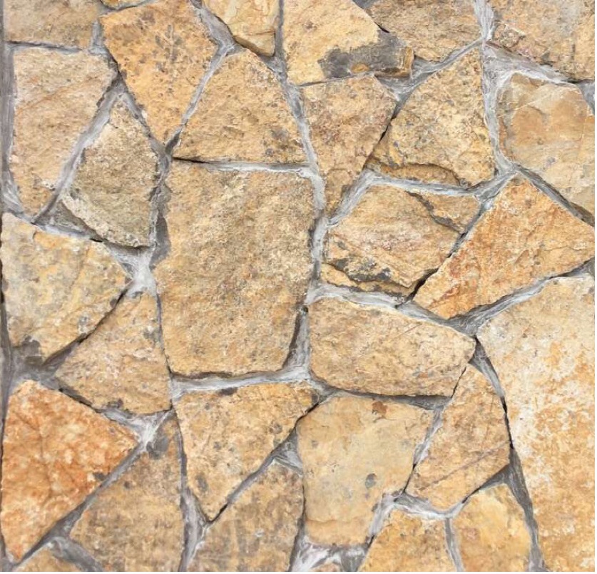 Cheap Limestone Irregular Stone Veneer Panel In Loose