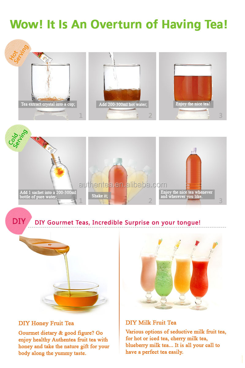 10 Sachets Instant Extract Powder Jasmine Flower Tea