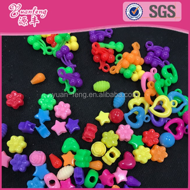 Source Multi forma di plastica sveglio pony beads perline capelli per  bambini accessori trecce on m.alibaba.com