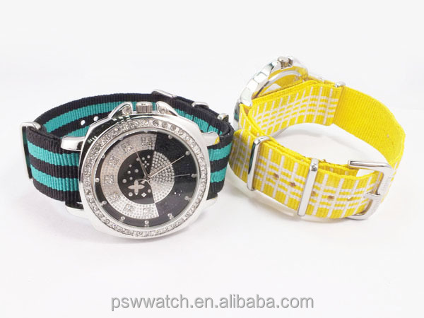 High quality new style nylon strap custom watch