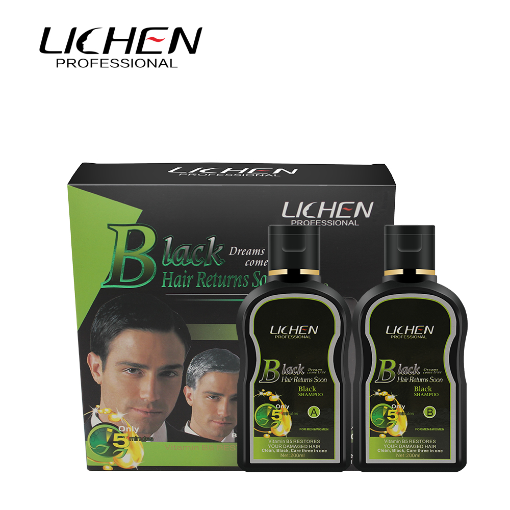 Cream Form Anti White Hair Shampoo Hair Darkening Black Hair