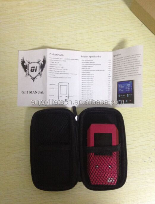 Aluminum box mod gi2,best performance gi2 100 watt mod,cool design gi2 mod