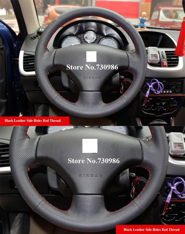 for Peugeot 206 207 Steering Wheel Cover