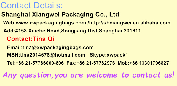 New Colorful customized design stand up pouch