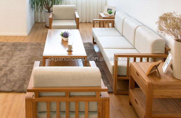 Simple wooden sofa set designs india sofa Wooden sala set pics