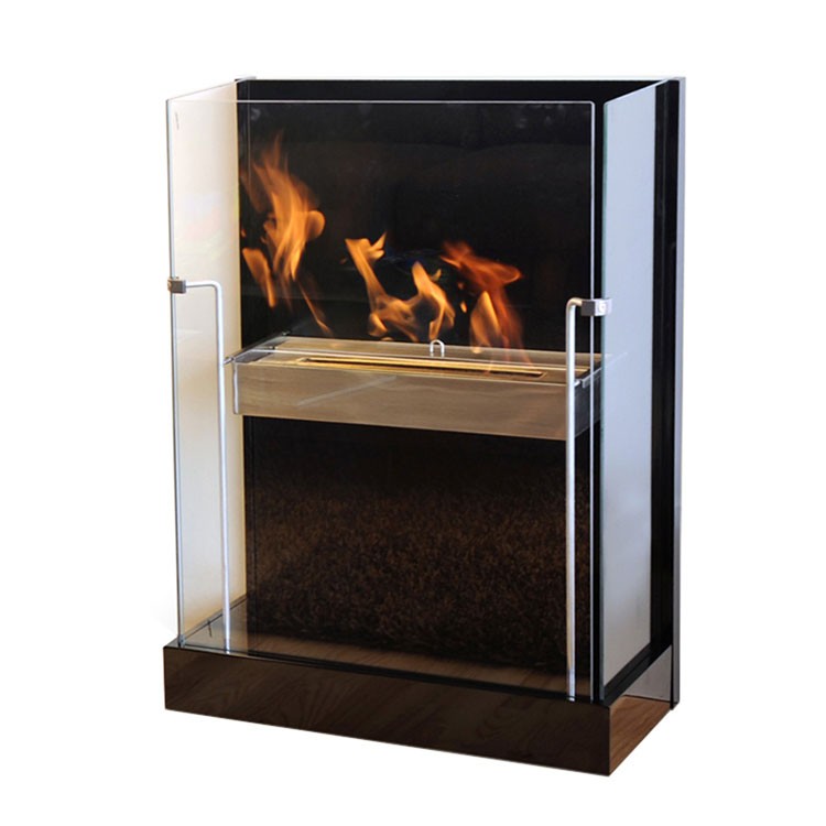 Mini Bio Ethanol Fireplace Stove Wood Propane Cast Iron Burner