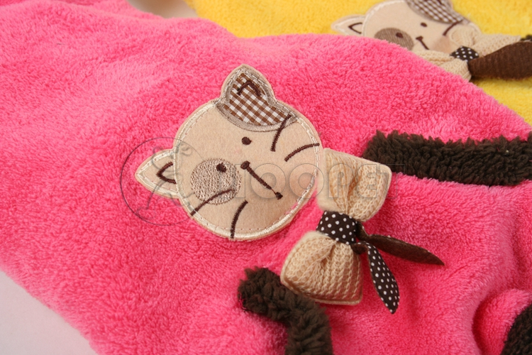 hoopetかわいいピンクの柔らかい猫服デザインポケット付き猫用品のための滝・冬仕入れ・メーカー・工場