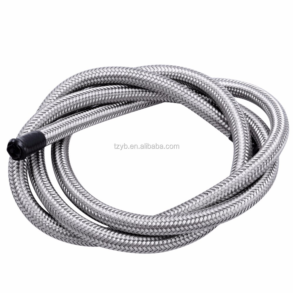 An8 Ptfe Teflon E85 Ethanol Braided Fuel Oil Hose Line Buy Braided