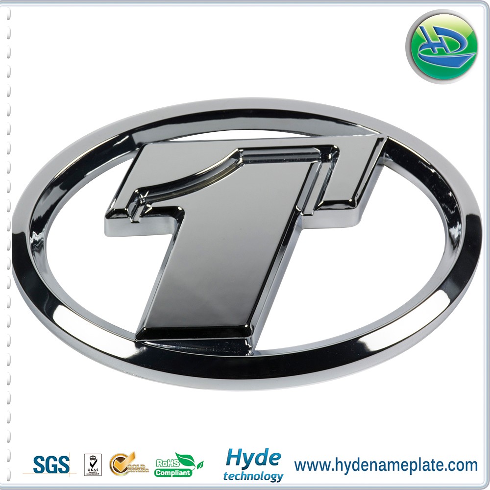 Customized Letter Metal Car Emblem Badges,Plastic Car Emblem Sticker