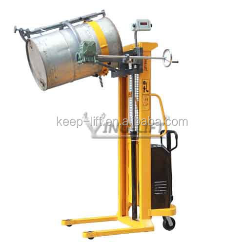 55 Gallon Electric Drum Handler,Semi Electric Drum Lifter Cum Tilter