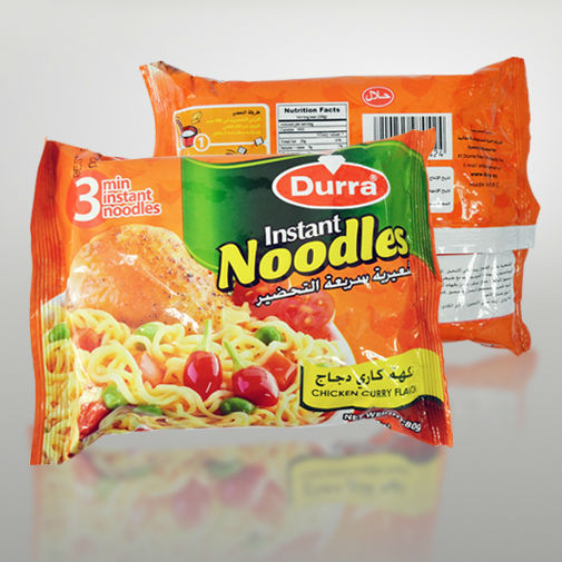 2014 Newest Palatable 80g Durra Chicken Curry Instant Noodle